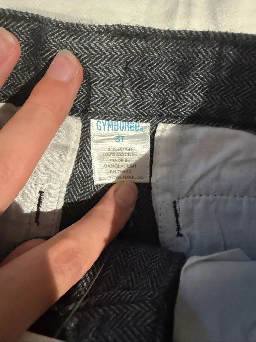 NWT Boys 3T Dark Gray Gymboree Dress Pants